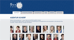 Desktop Screenshot of agenturscherf.de